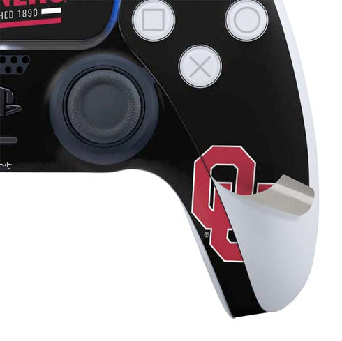 University of Oklahoma Sooners Est 1890 PS5 Controller Skin